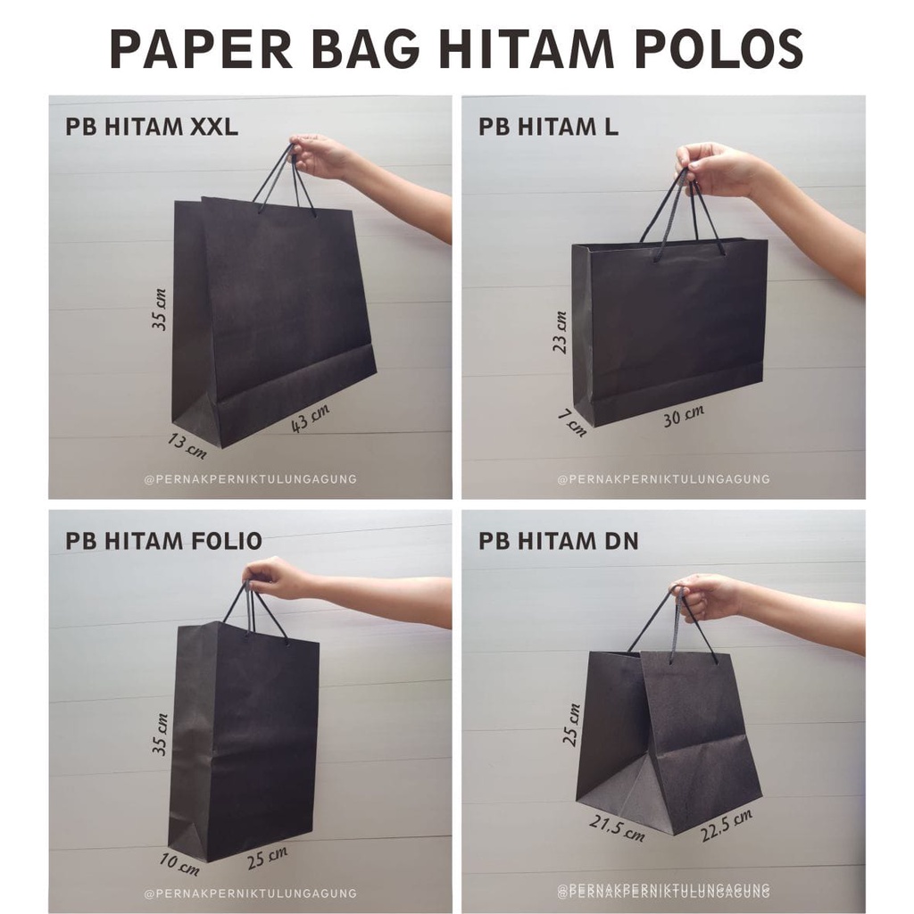 

Paper Bag Hitam Polos