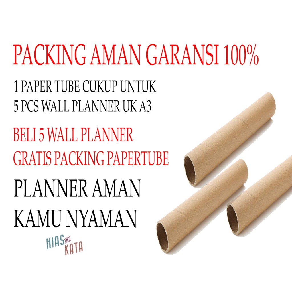 

tambahan packing paper tube untuk pembelian wall planer 1pcs