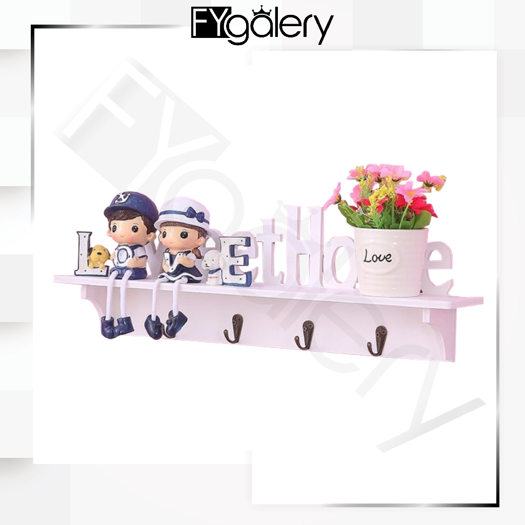 FYGALERY HL0069 RAK DINDING SWEET HOME  DEKORASI KAMAR 