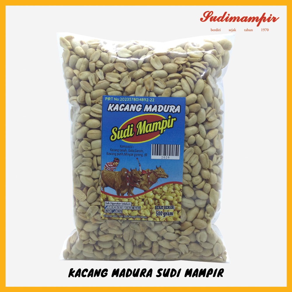 

Kacang Bawang Goreng Madura Sudi Mampir (500 gram) - Oleh Oleh / Makanan Ringan Surabaya