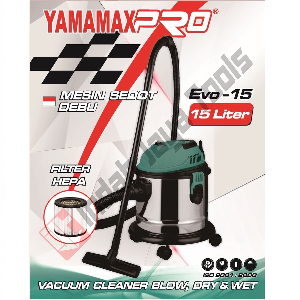 YAMAMAX PRO Vacuum Cleaner 15 L - Sedot Debu Vacum