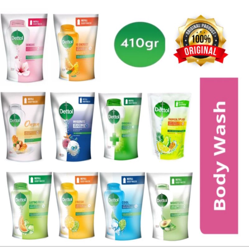 DETTOL Body Wash Refill 410 ml