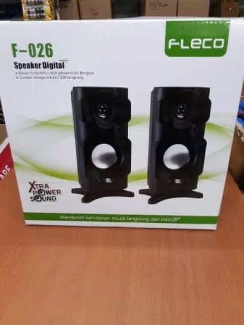 SPEAKER AKTIF FLECO F-026 EXTRA POWER SOUND SUPER BSS