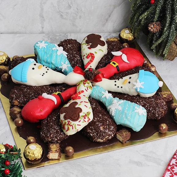 

CHRISTMAS DONAT POOL/CHRISTMAS HAMPERS 2021/KUE NATAL LUCU UNIK DF161DSD