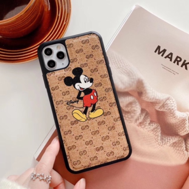 READY! Gucci x Mickey Case Iphone 6 6s 6s+ 6+ 7 7+ 8 8+ X Xs Xr XsMAX 11 11pro 11promax 11 pro max