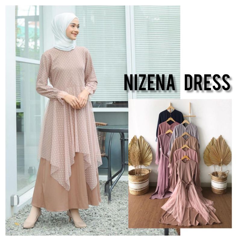 NIZENA DRESS Syiraaswardrobe gamis pesta