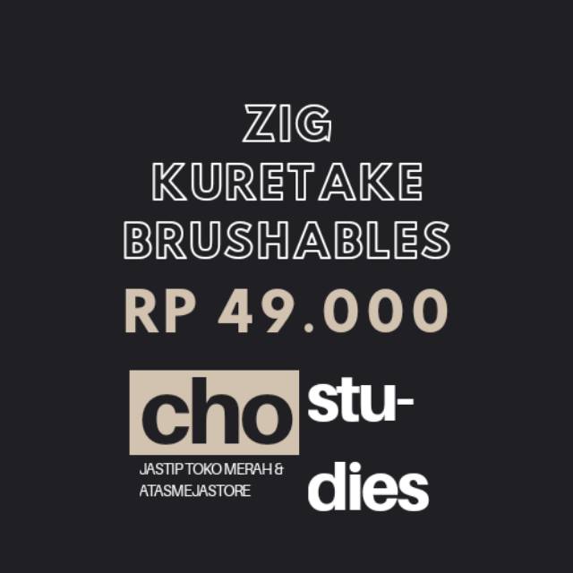 

Zig Kuretake Brushables