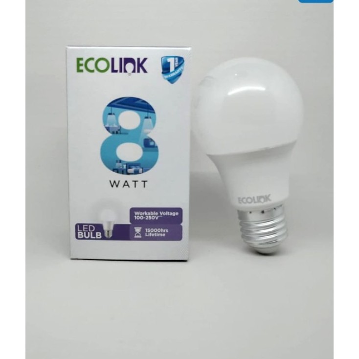 Lampu LED Bulb Ecolink 8 watt 8w 8watt