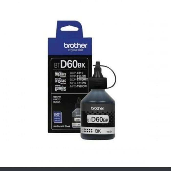 

Promo Tinta Brother Btd60Bk Original Dcp-T310 Dcp-T510W Dcp-T710W Hl-T4000Dw Bergaransi