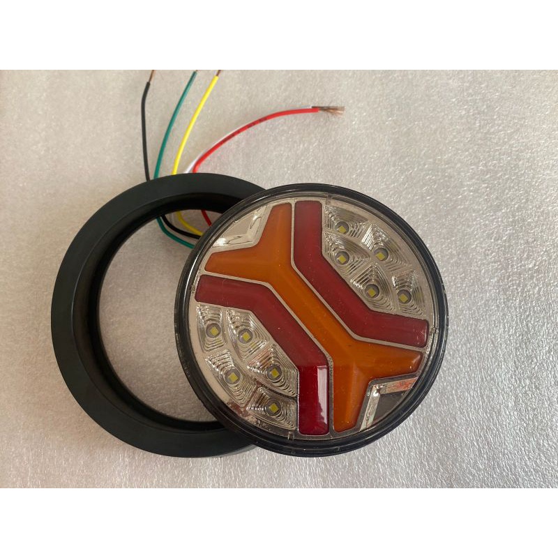 stop lamp lampu truk 24 volt model bulat X
