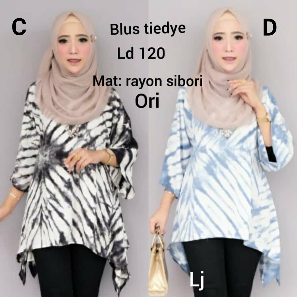 Blus sayap new sibori tiedye