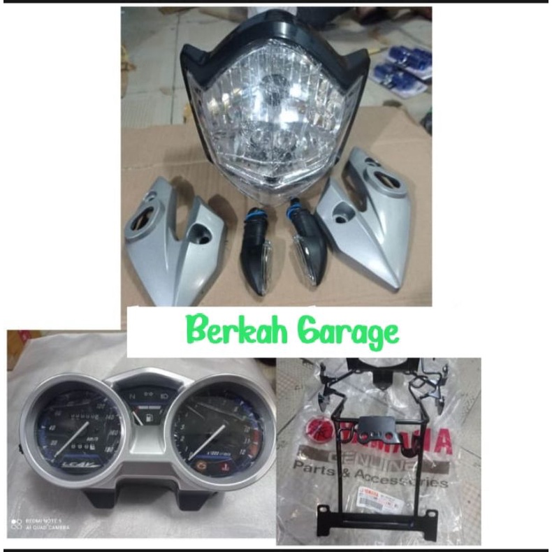 Paket Lampu Depan Vixion Old Plus Kupingan Sen 2 Buah Breket Dudukan Lampu Plus Spidometer Vixion Old 2008-2012