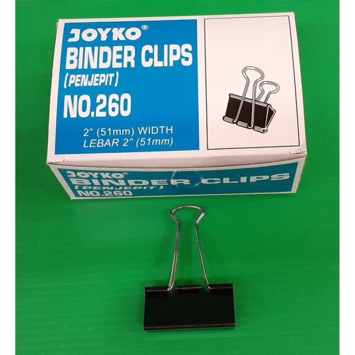 

Menakjubkan Binder Clips / Penjepit Kertas Joyko No 260 Sale!!!