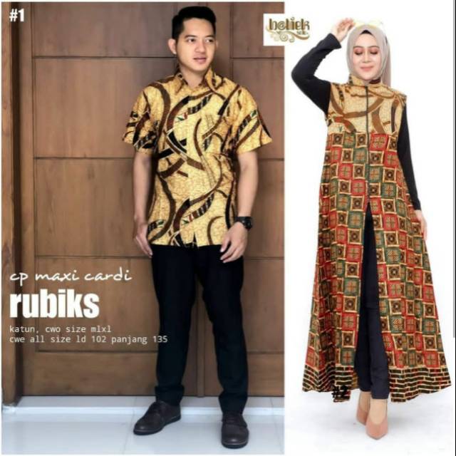 COUPLE/SARIMBIT BATIK BOLERO / LONG CARDI