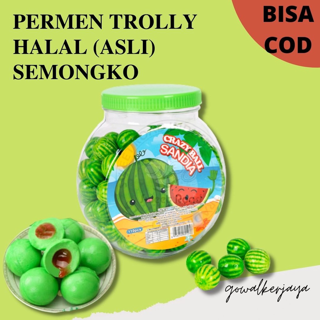 FL⚡SH SALE MENJELANG HARI RAYA [gowalkerjaya]✅Trolli Planet Gummy HALAL WATERMELON / Trolli Gummi Ha