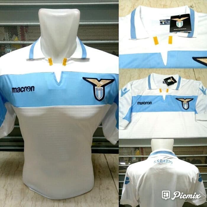 TERMUURAAH, JERSEY BOLA SS LAZIO AWAY OFFICIAL 2018-2019 GRADE ORI .