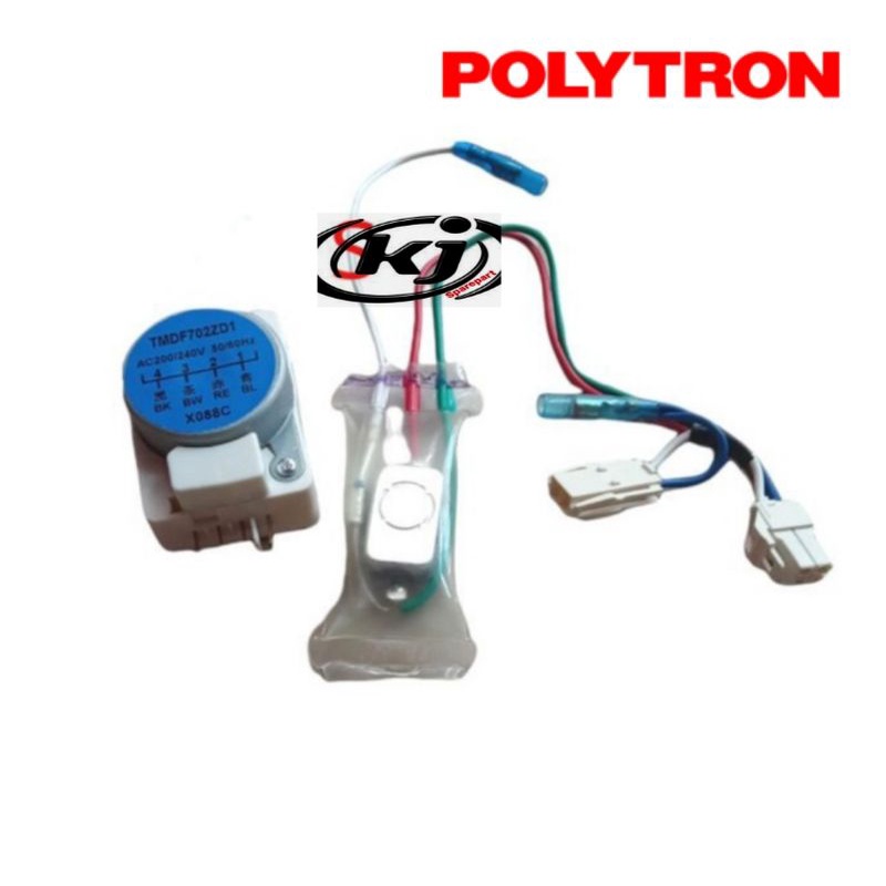 Timer + Defrost kulkas Polytron 2 pintu 1set