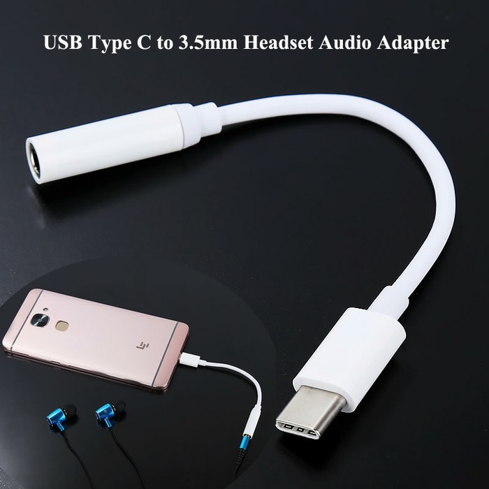 adaptor USB - C to 3.5mm / AUX Kabel Adapter Converter