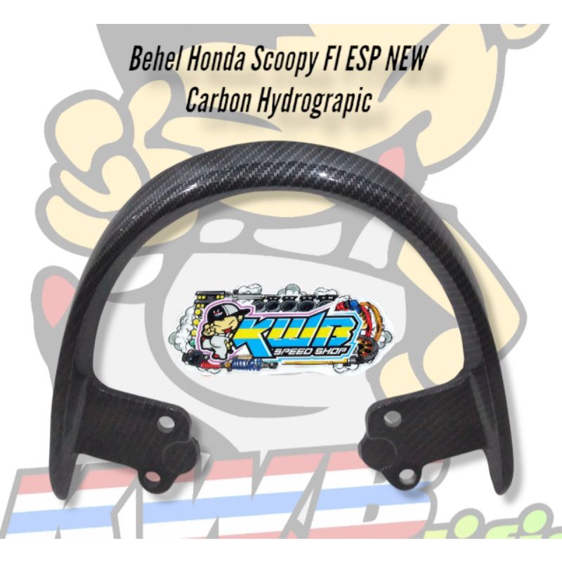 Behel begel planger honda scoopy FI ESP NEW carbon hydrograpic