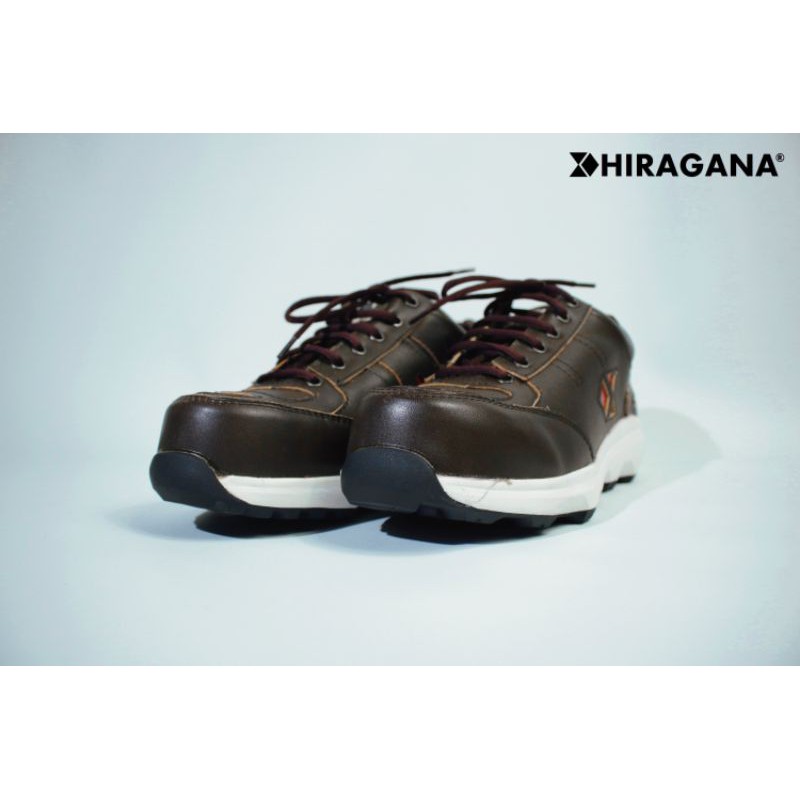 Sepatu Safety Pria Original Hiragana Ujung Besi - Yokohama Dark Choco