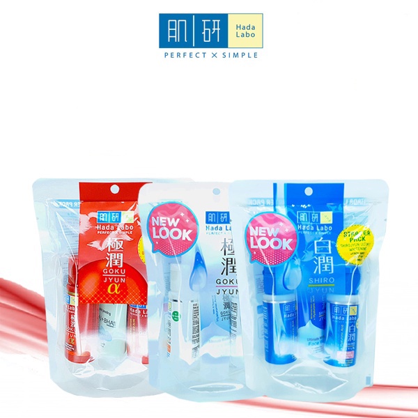 Hada Labo Starter Pack [Gokujyun/Shirojyun/Alfa] ✔100% Ori ✔BPOM✔