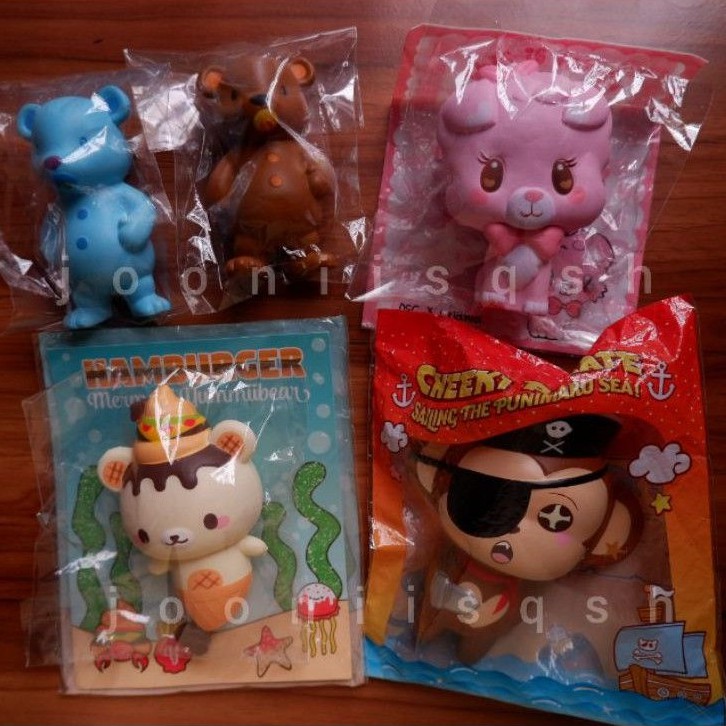 Flashsale squishy license // Ibloom baby bear, burger mermaid // baca deskripsi