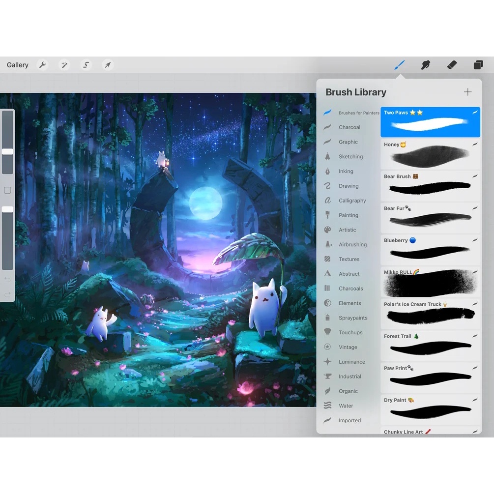 Procreate Brush - Brushes for Painters by AngryMikko
