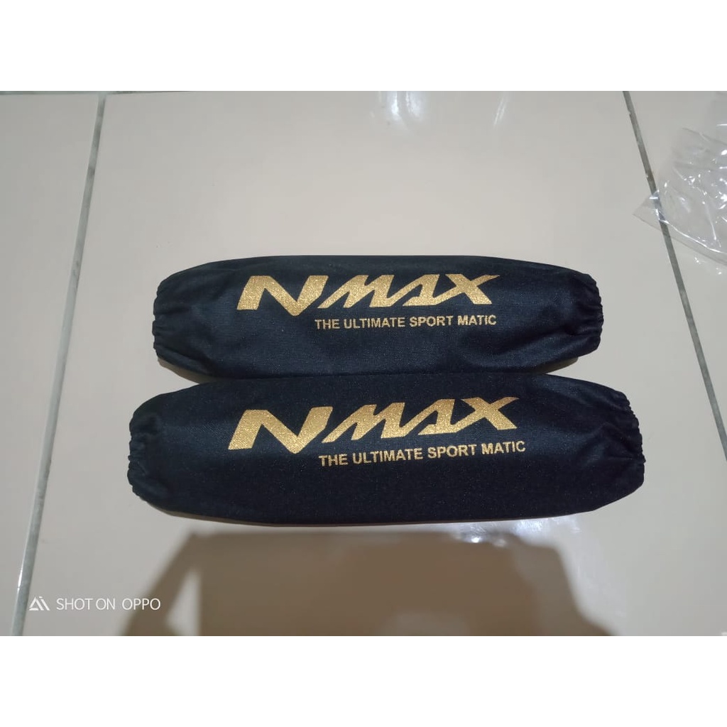 sarung shock cover shockbreaker shok belakang NMAX AEROX XMAX sepasang - 2 Yamaha Kuning