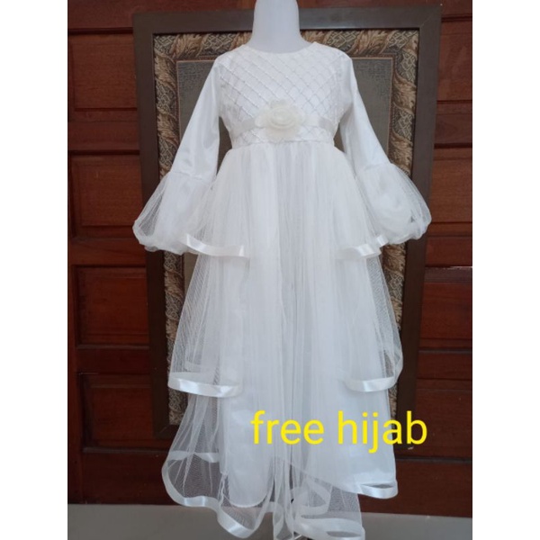 BAJU PESTA ANAK PEREMPUAN MUSLIMAH/BAJU PESTA ANAK PEREMPUAN/BAJU PESTA ANAK
