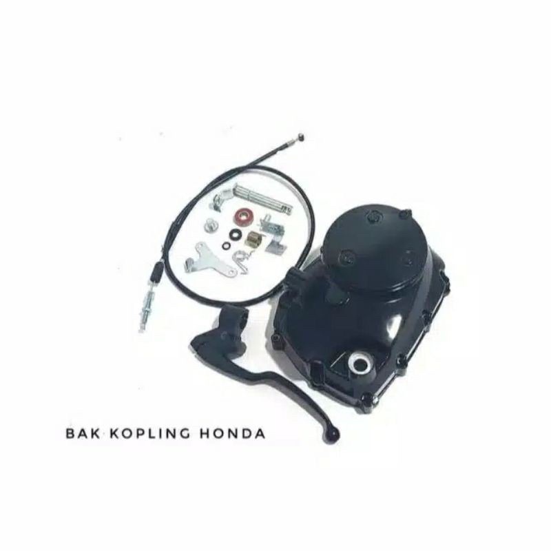 Bak Kopling - Blok Kopling - Kharisma Black - Supra x 125 Fit Lama - Grand Legend - 1Set Paket Motor Honda Karisma Rovo Astrea Lagenda Stut Master Kopling Tali Gas Block Stut Master Kopling Taligas 1 Set Silver Gray