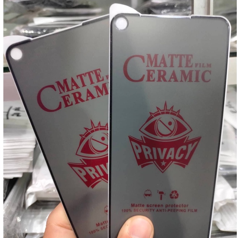 OPPO RENO 6 4G RENO 6 5G Tempered Glass Ceramic Spy Matte Privacy Anti Gores Spy Mate