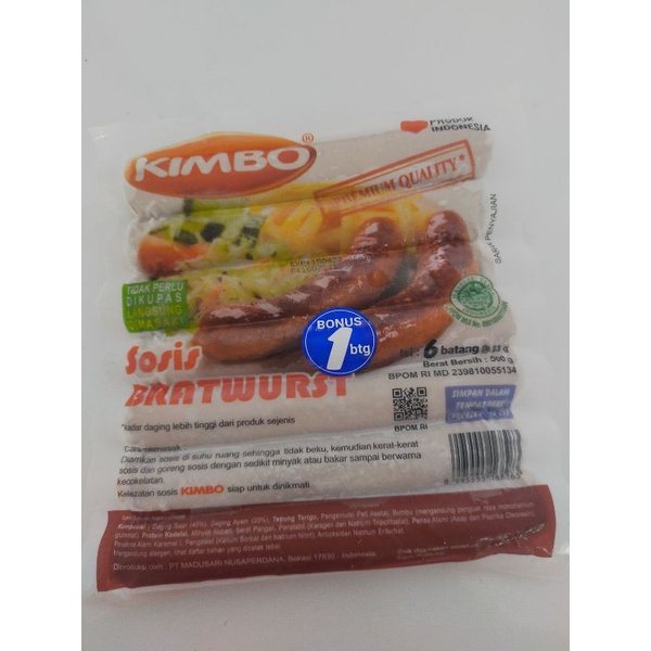 

Kimbo Sosis Bakar Jumbo 6+1 Batang