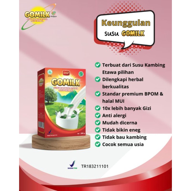 

GOMILK Susu Kambing Etawa Plus Herbal