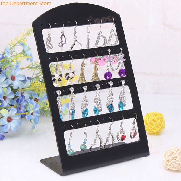 Holder Display Penyimpanan Perhiasan Anting Bahan Plastik