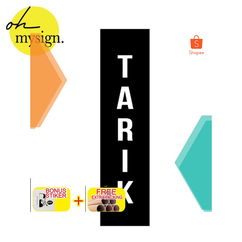 

Promo SIGN TARIK ACRYLIC | SIGN PINTU TARIK AKRILIK TIMBUL Elegan