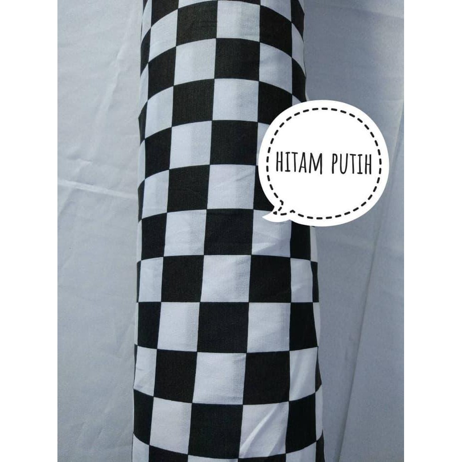 Sangat Murah Kain Kotak Catur / Kain Kotak Bali / Bahan Katun