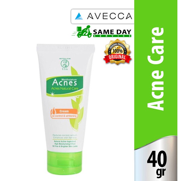 Acnes Cream Oil Control & Whitening Moisturizer 40gr / Pelembab / Obat