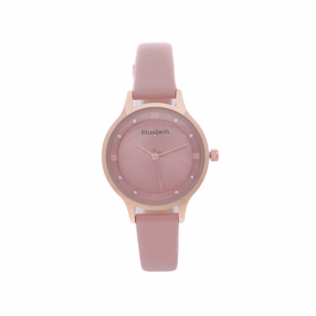 Jam Tangan Elizabeth – Maliqa-Pink