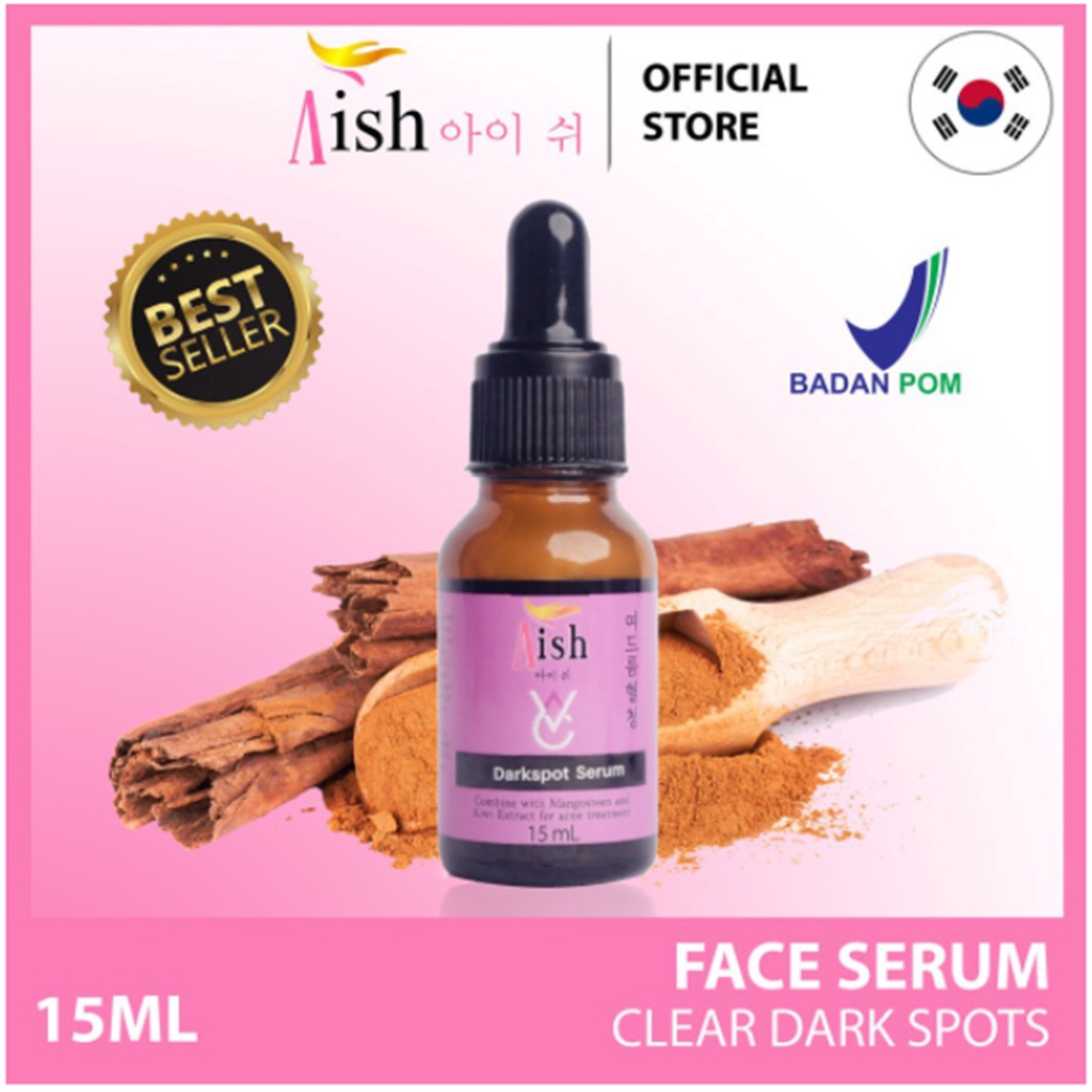 Aish Skincare Serum Darkspot Mengatasi Flek Hitam Perawatan Wajah BPOM Original 100% Aish Serum Dark