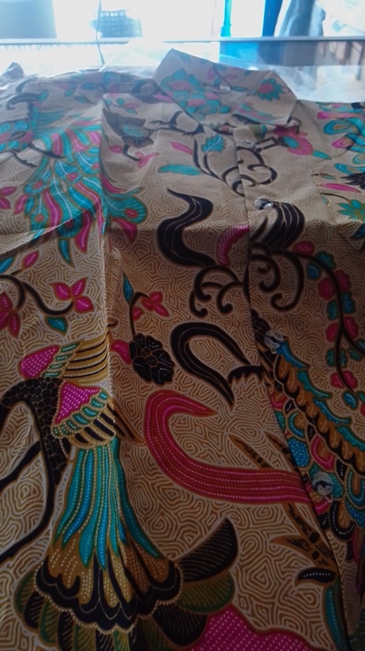 Batik Couple Keluarga Sania Ruffle Ori Ndoro Jowi Kupu Kuning