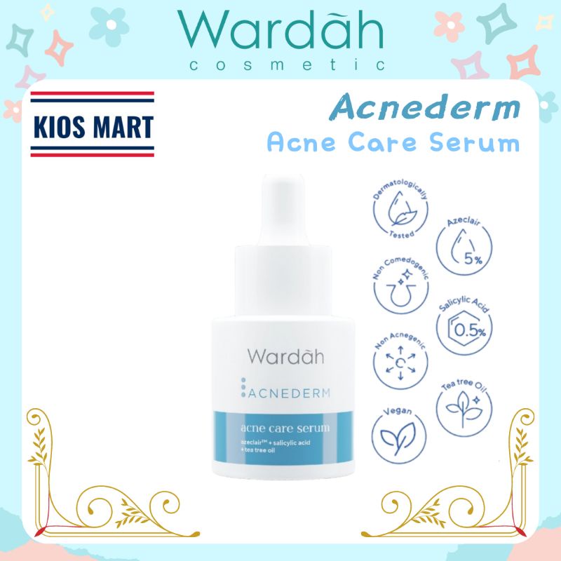 Wardah Acnederm Acne Care Serum 15ml | Serum Jerawat