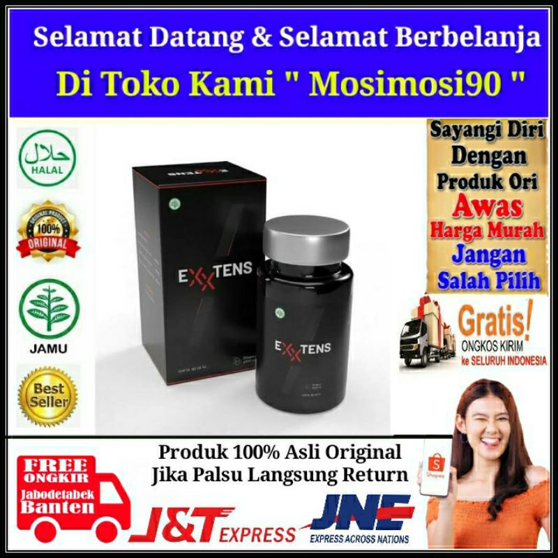 EXXTENS ASLI 100% ORIGINAL OBAT TAHAN LAMA HERBAL