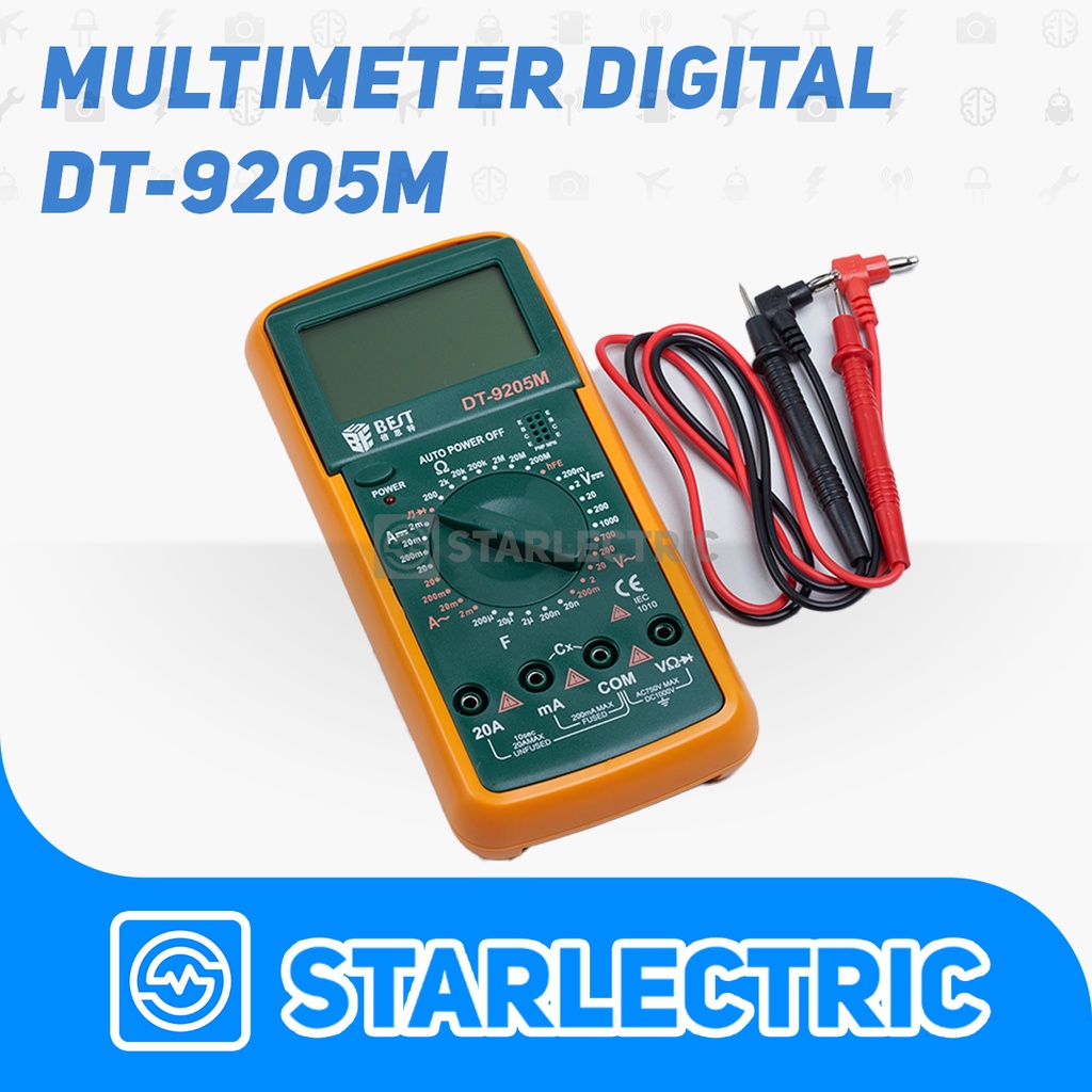 Multimeter Digital DT-9205M DT9205M DT 9205