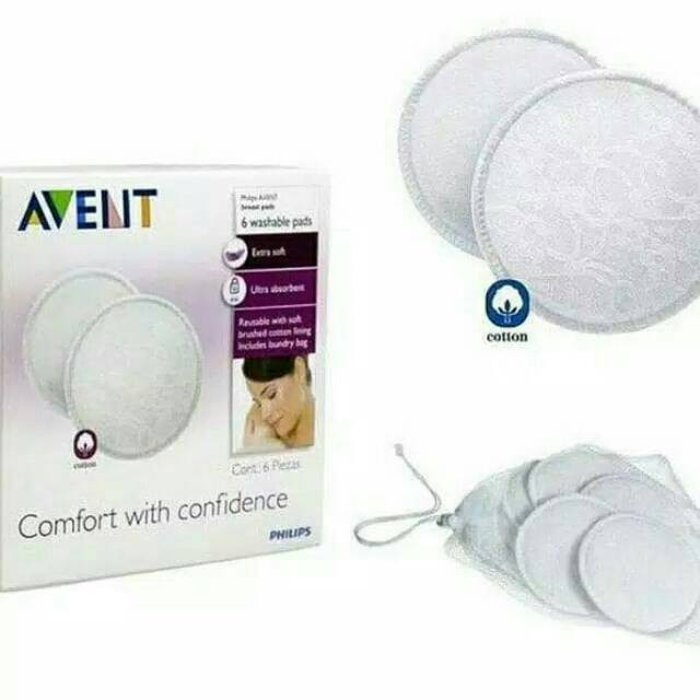 Breastpad Avent Washable Bisa di Cuci Ulang Bagus Lembut Nyaman Murah Bisa COD