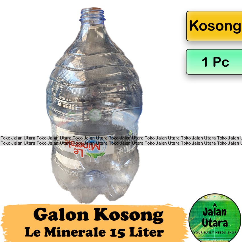 Galon Kosong Le Minerale 15 Liter - Galon Bekas - JLU