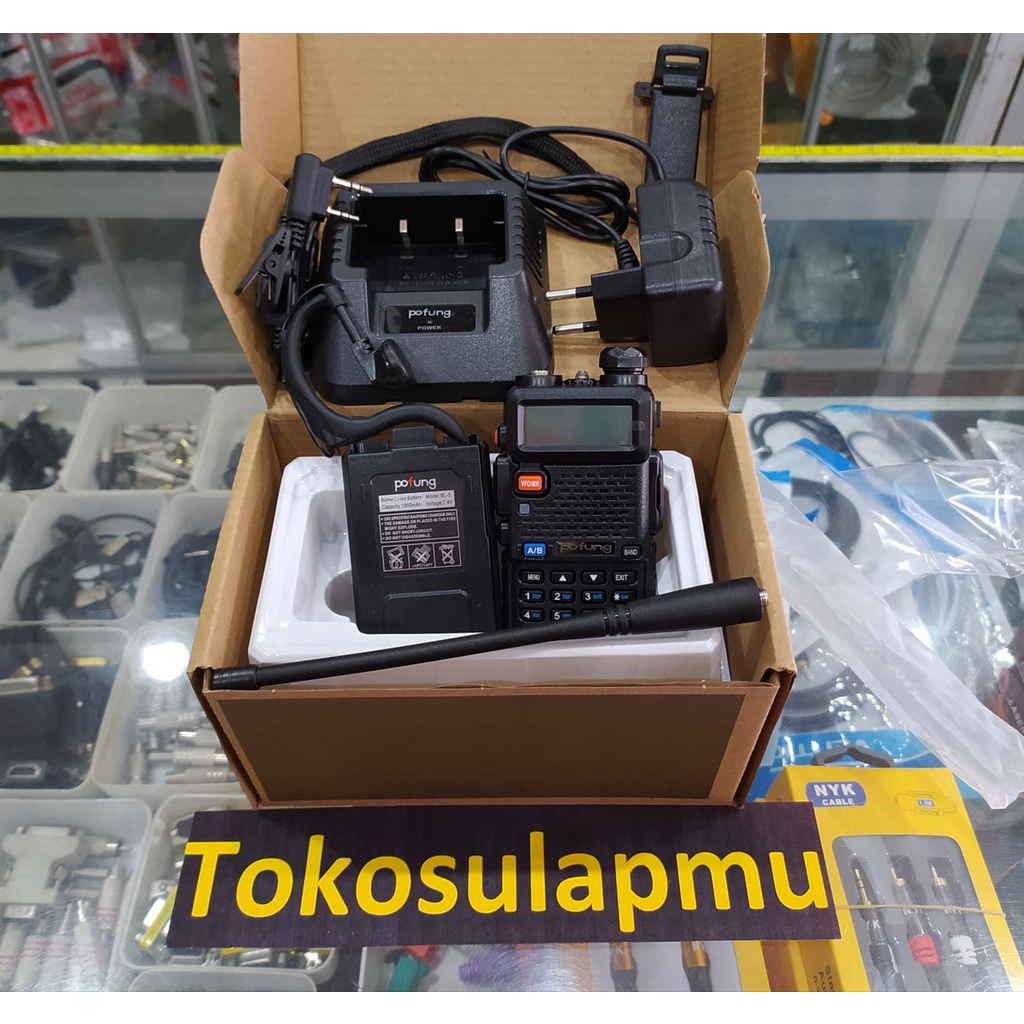 Pofung UV-5R 5W High Power HT Dual Band Ori Garansi Dualband UV5R uv5r