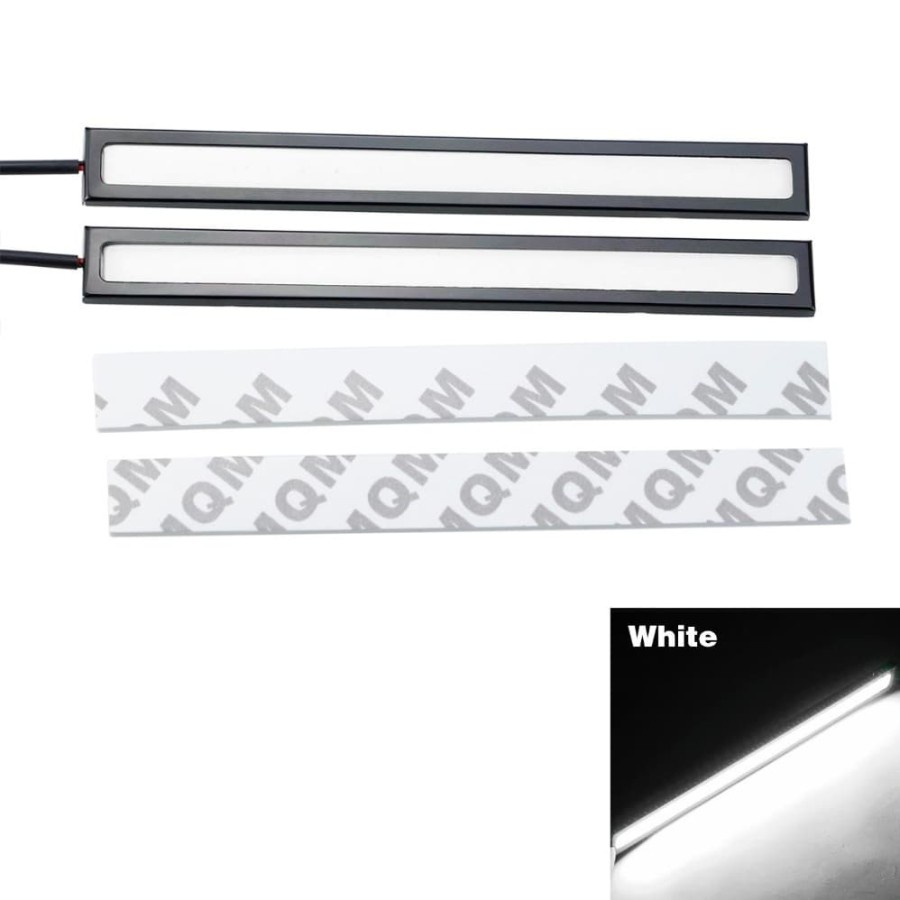 Lampu LED Strip Biru Waterproof DC12V COB 17cm 2PCS LDJJ2868-D - White