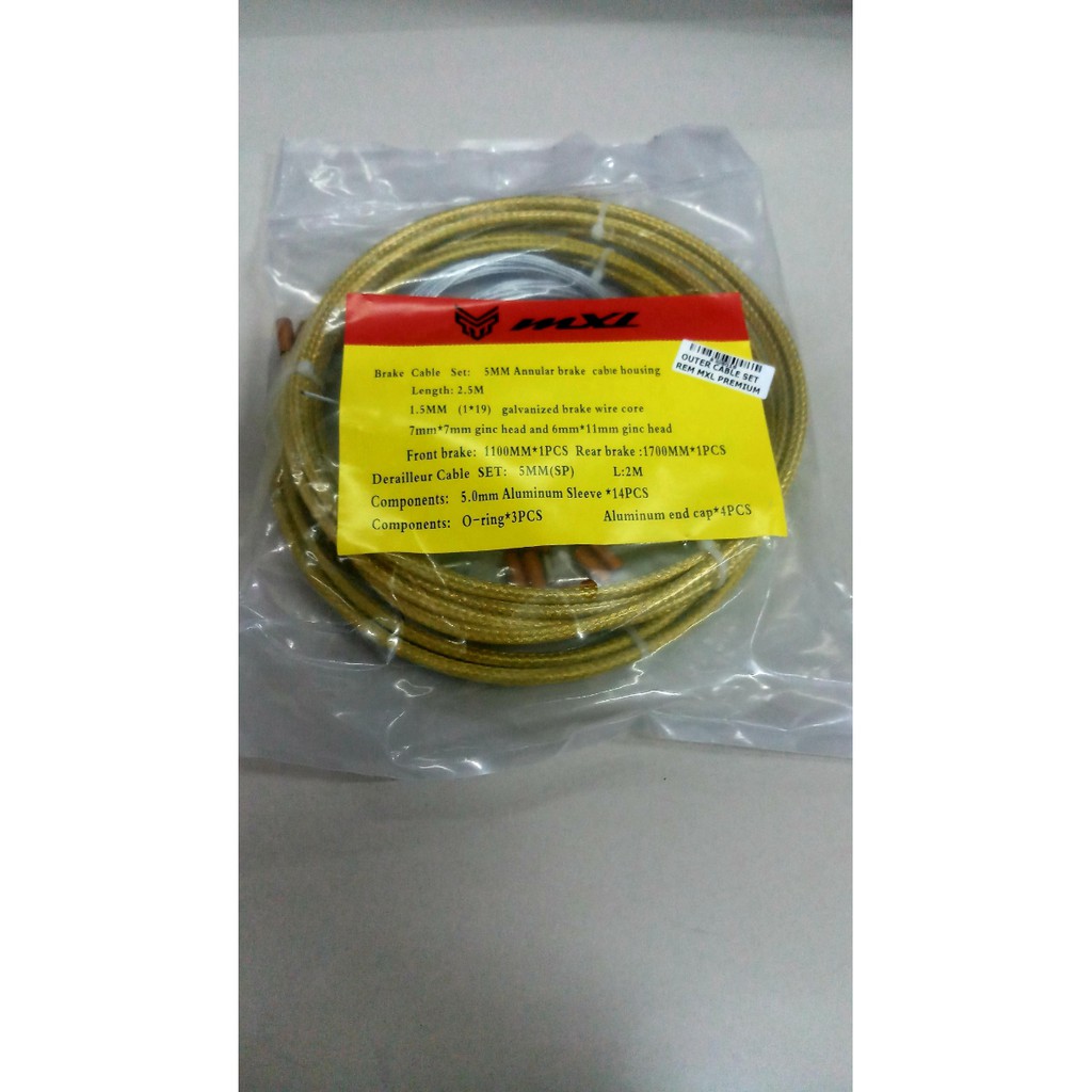 Outer Cable Set Rem Kabel Rem set MXL Premium