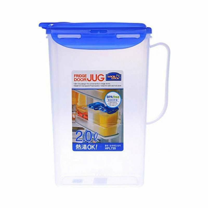 Lock & Lock N Lock Water Bottle Fridge Door Jug 2l Hpl735 Lock&lock Botol Air Minum