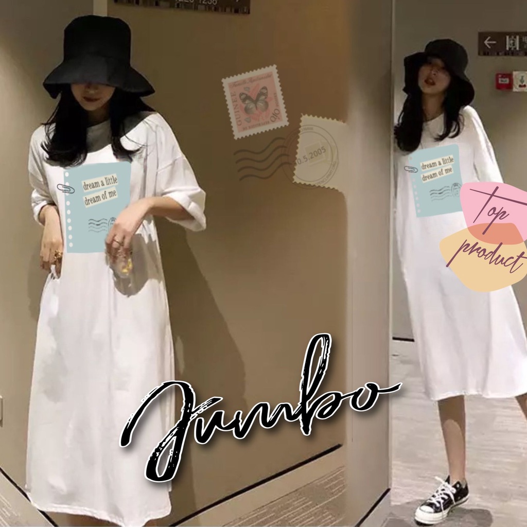 Damai fashion jakarta - long dress JUMBO wanita KEILA KEILA - konveksi murah tanah abang